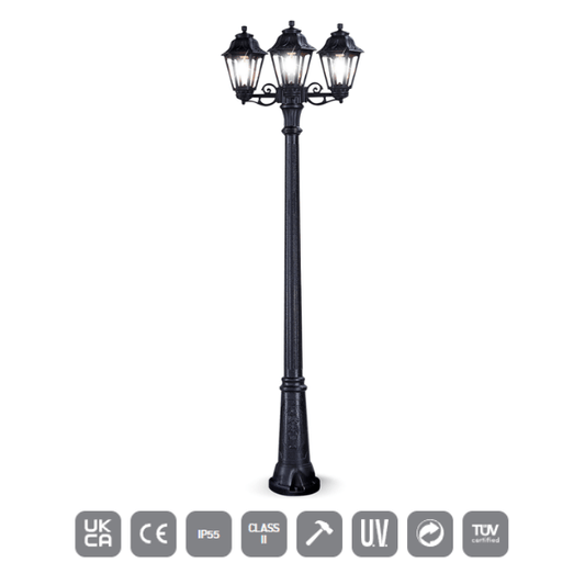 Fumagalli ANNA GIGI-BISSO TRIPLE Lamp Post Product Features