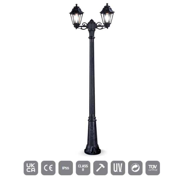 Fumagalli ANNA GIGI-BISSO TWIN Lamp Post Product Features