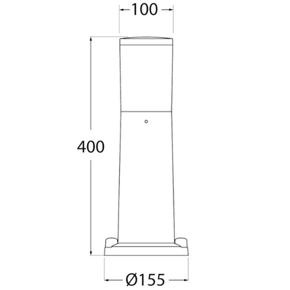 Fumagalli Amelia 400 Settable CCT LED Light Product Dimension