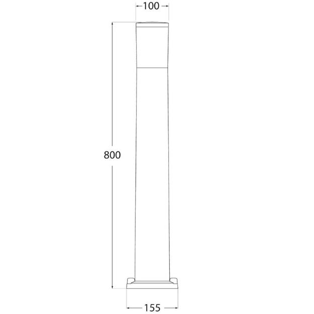 Fumagalli Amelia 800 Settable CCT LED Light Product Dimension