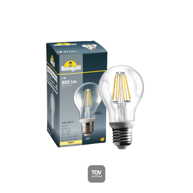 Fumagalli E27 Filament LED Lamp Product Features