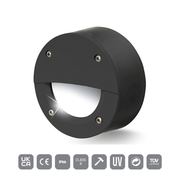 Fumagalli EXTRALETI 100 Round-EL Settable CCT LED Brick Light Product Features