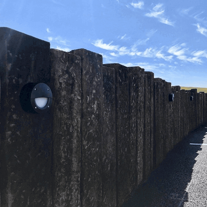 Fumagalli EXTRALETI 100 Round-EL Settable CCT LED Brick Light Product Installed