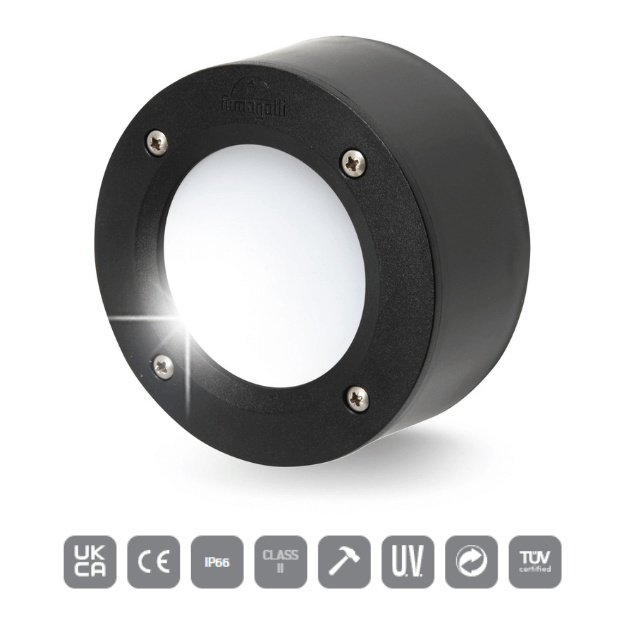 Fumagalli EXTRALETI 100 Round Settable CCT LED Brick Light Product Features