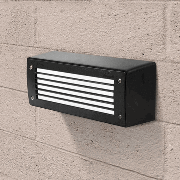 Fumagalli EXTRALETI 300-GL Settable CCT LED Brick Light Product Installed
