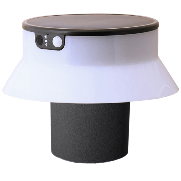 Fumagalli Felice 200 Solar Settable CCT Black LED Bollard