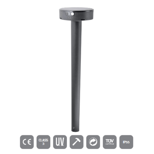 Fumagalli Fiorina Solar Settable CCT Black LED Spike Light Product Features