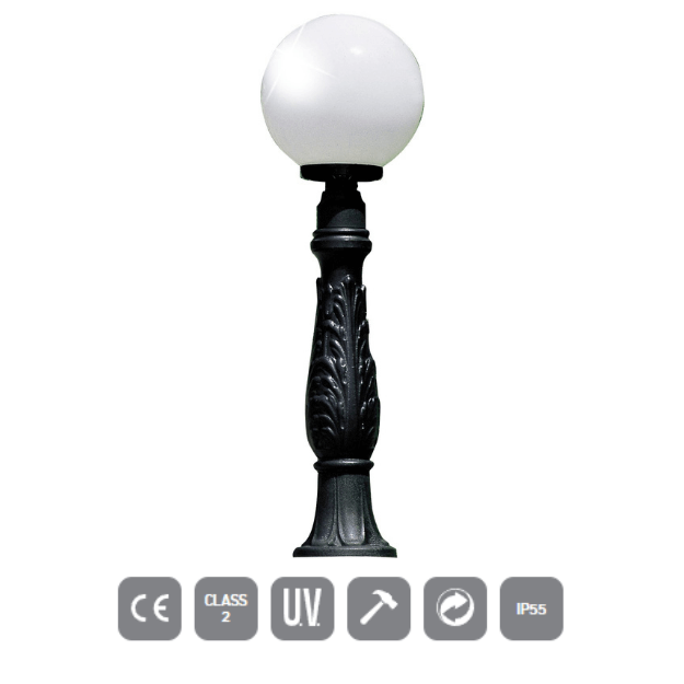 Fumagalli GLOBE 300 IAFET Lamp Post Product Features