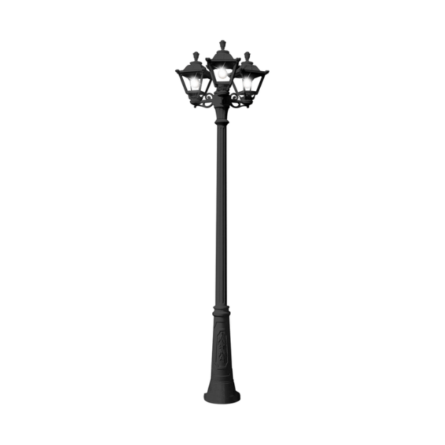 Fumagalli GOLIA RICU-BISSO TRIPLE Lamp Post - IP55, 6.5W, 2400lm