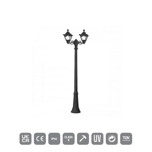Fumagalli GOLIA RICU-BISSO TWIN Lamp Post Product Features