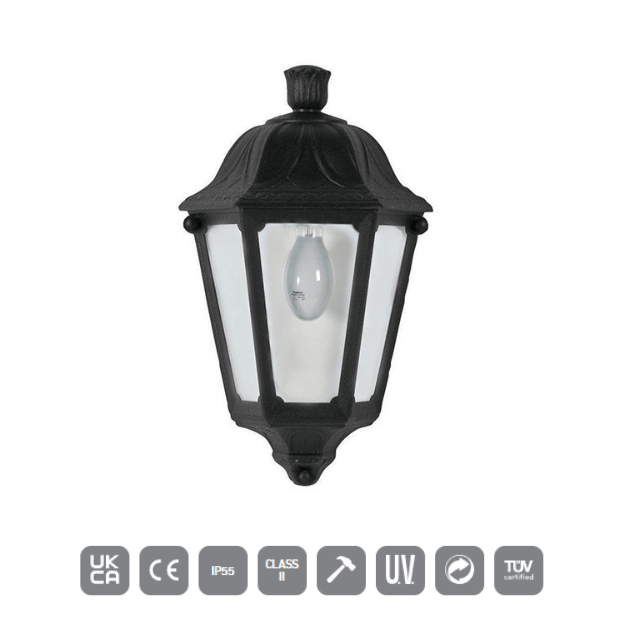 Fumagalli IESSE Vintage Outdoor Small Half Lantern Product Features