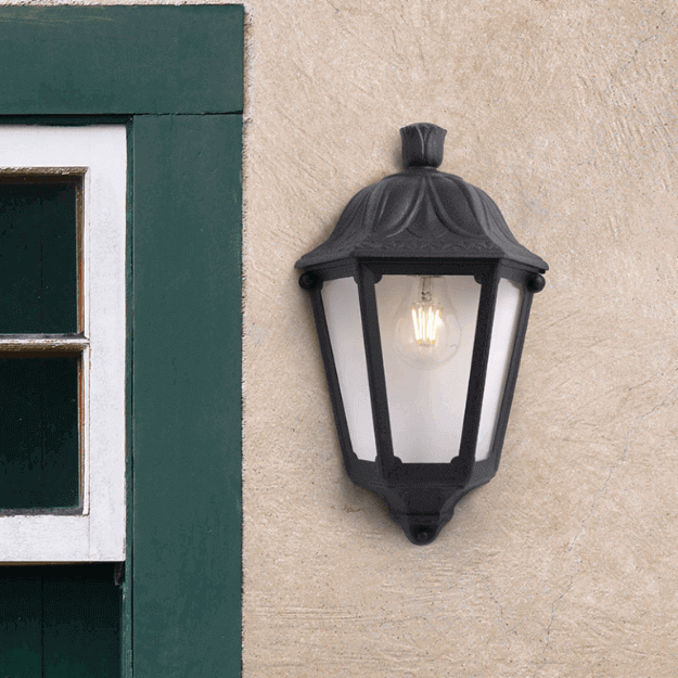 Fumagalli IESSE Vintage Outdoor Small Half Lantern Product Installed