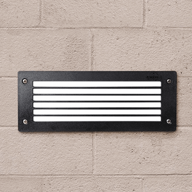 Fumagalli LETI 300-GL Settable CCT LED Brick Light Product Installed
