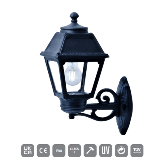 Fumagalli MARY BISSO Small Wall Lantern - Q18.131.AX.F1R - IP55, 6.5W, 800lm