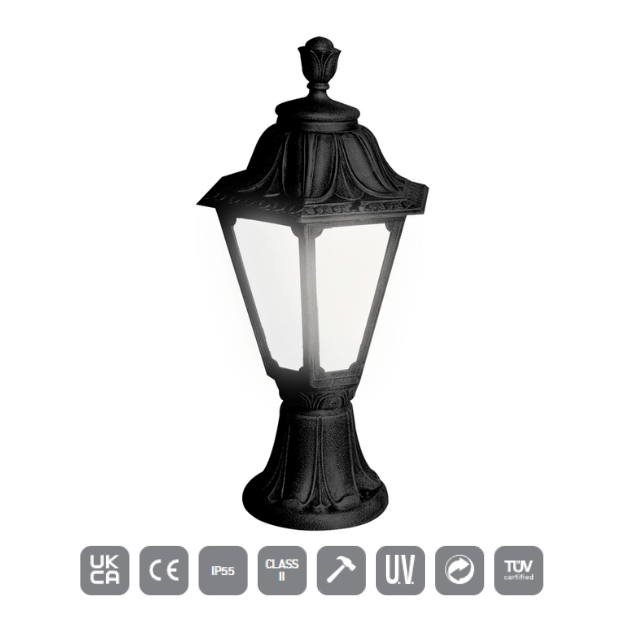 Fumagalli RUT MINILOT Pedestal Lantern Product Features E26.111.AX.F1R