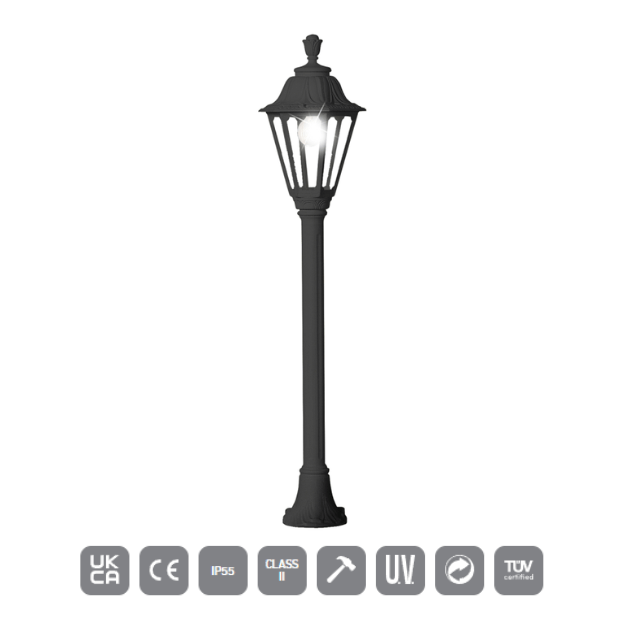 Fumagalli RUT MIZAR Lamp Post Product Features E26.151.AX.F1R