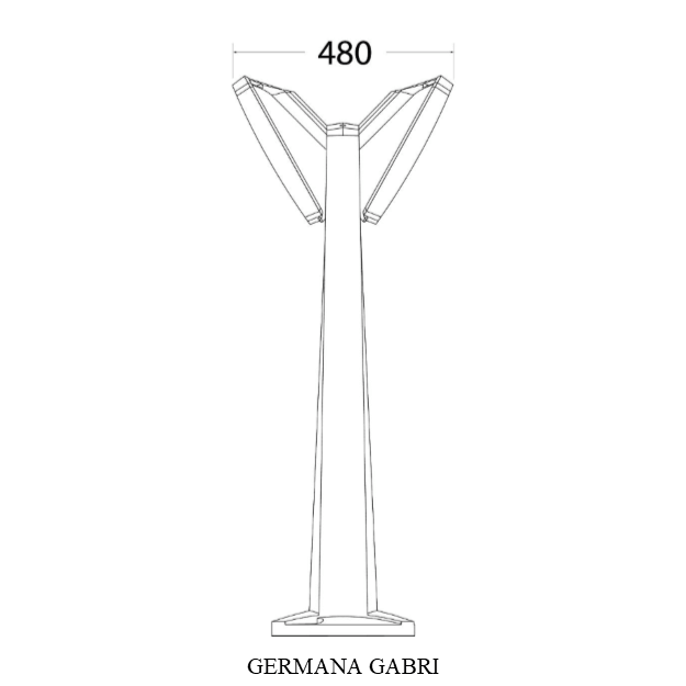 Germana Gabri 2L Product Dimension