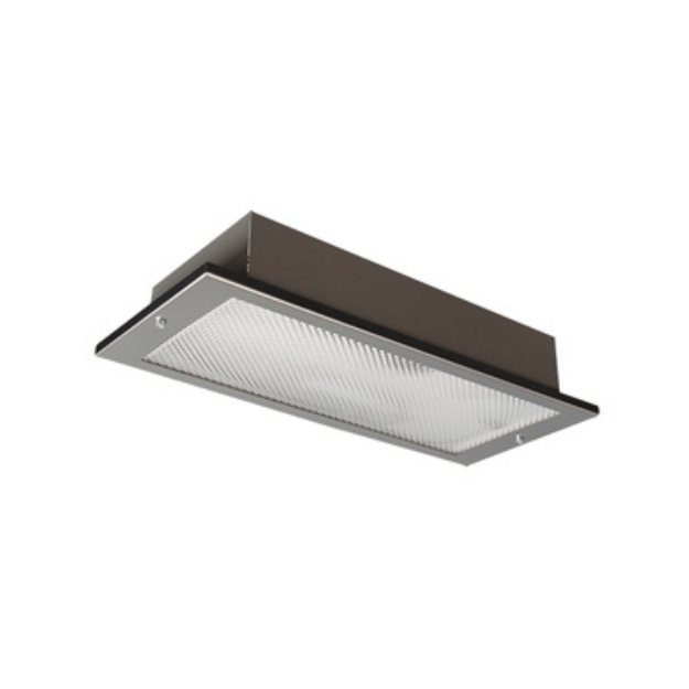 Hollinsend LED Emergency Chrome Recessed Bulkhead