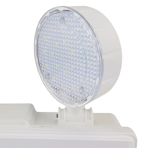 Red Arrow JUNO 300 Emergency LED Twin Spot - IK06, IP20, 2.2W - JUN/300 LED Projector Flood Head