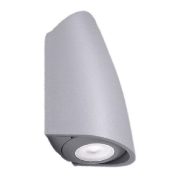 Fumagalli Mamete Round Grey LED Single Wall Light Product