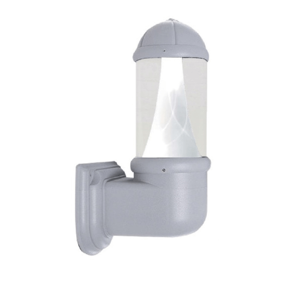 Mirella 10W Grey LED Wall-Mounted Bollard Light