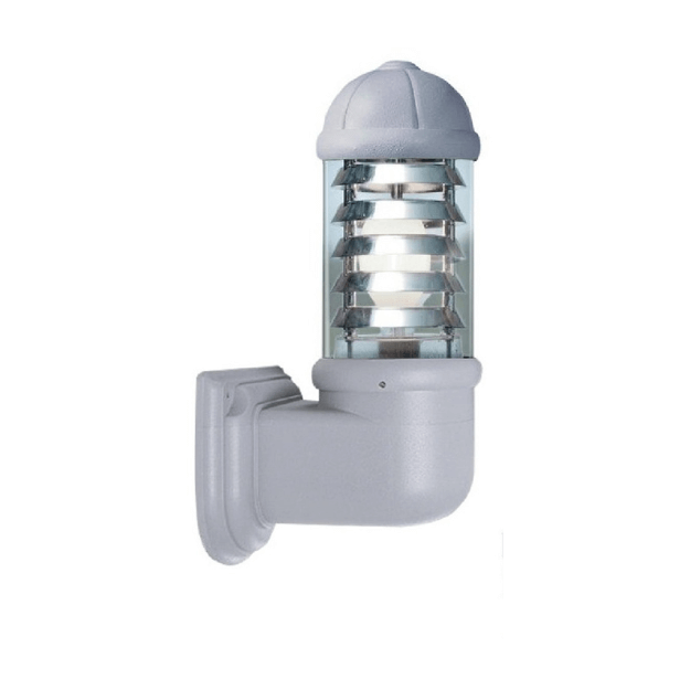 Mirella 11W Grey LED E27 Wall-Mounted Bollard Light