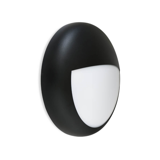 Red Arrow Platinum LED Bulkhead, High Output, IP65, IK10, 3CCT, 18W - PLT18 Black Eyelid
