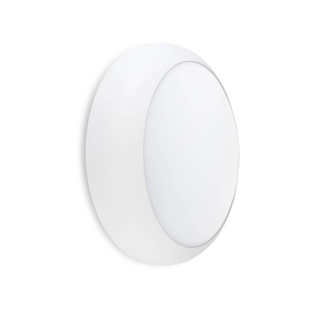 Red Arrow Platinum LED Bulkhead, High Output, IP65, IK10, 3CCT, 18W - PLT18 White Bezel
