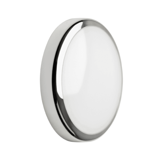 Red Arrow POLO X LED Bulkhead IP65 Slimline Fitting 13W White Base - Chrome Bezez