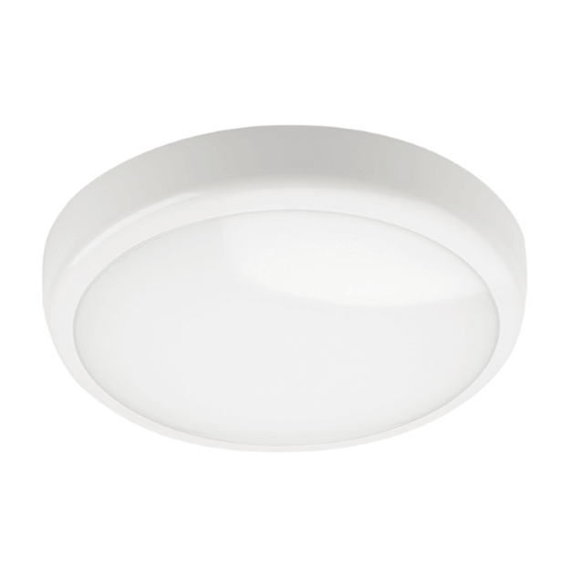 Red Arrow POLO X LED Bulkhead IP65 Slimline Fitting 13W White Base - Ceiling Mounted
