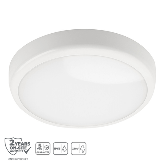 Red Arrow Polo X35 Slim LED Bulkhead, UV Stabilised IP65, 3500K, 13W Close Up