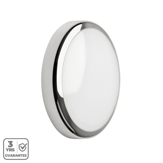 Red Arrow Polo X35 Slim LED Bulkhead, UV Stabilised IP65, 3500K, 13W Bezel Only Close up in Horizontal Angle