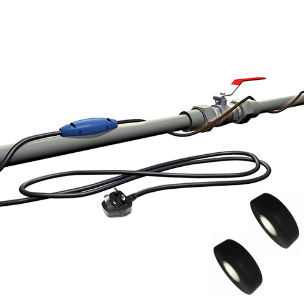 Metal Pipe Over 10m Kit - Flexel ECOFLEX Pipe Freezing Protection Cable - PFP Cable