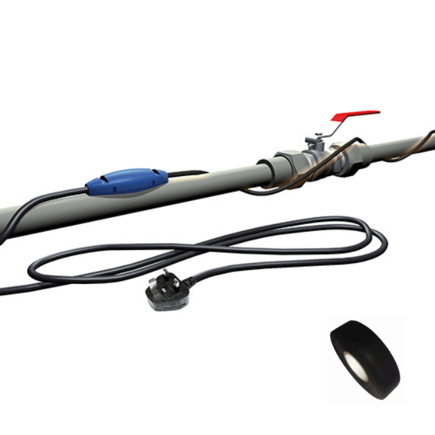 Metal Pipe Up to 10m Kit - Flexel ECOFLEX Pipe Freezing Protection Cable - PFP Cable
