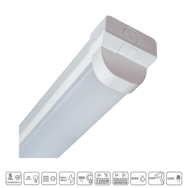 RED ARROW Sabre Evolution CCT LED Batten -  SB41EVO-CCT - Product Features