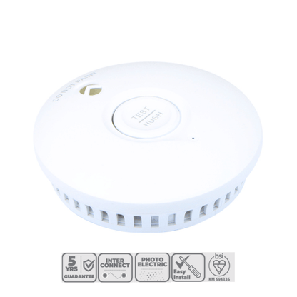 Red Arrow Battery Operated Smoke Alarm 10-Year Sealed Product Features
