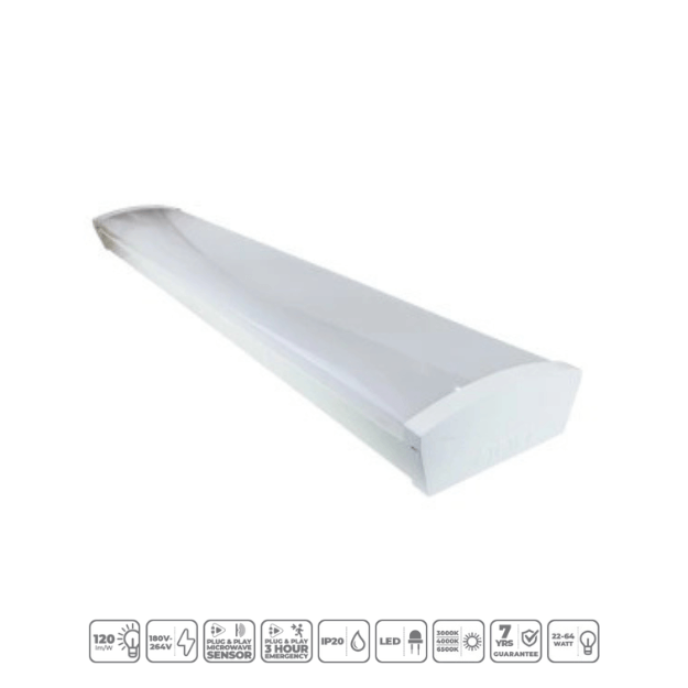 Red Arrow Harvard Linear CCT Selectable Twin Batten Fittings Product Features