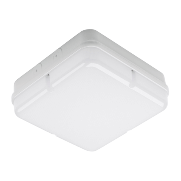 Red Arrow Empty Body Square ROBUST Bulkhead IP65 - RBS-B and RBS-W White Body