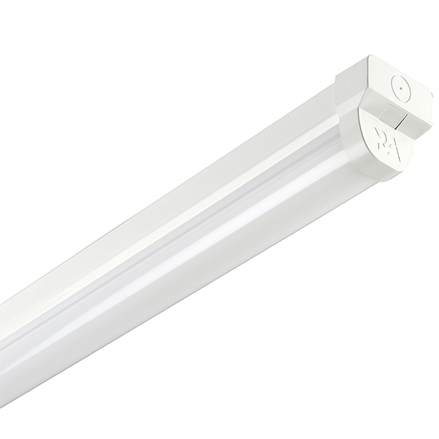 Red Arrow High Performance LED Batten, Osram driver, 130 lm/W, IP20, IK06 Front View, Close Up