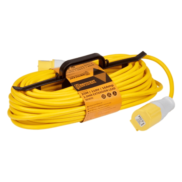 Briticent 110v H-Frame Extension Leads - 16A and 32A, Arctic Grade SE3070