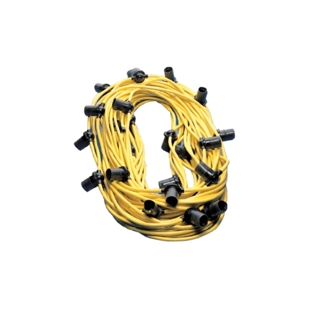 E27 Briticent Lighting Festoon Cable - 100m, 16A, 110V, IP44