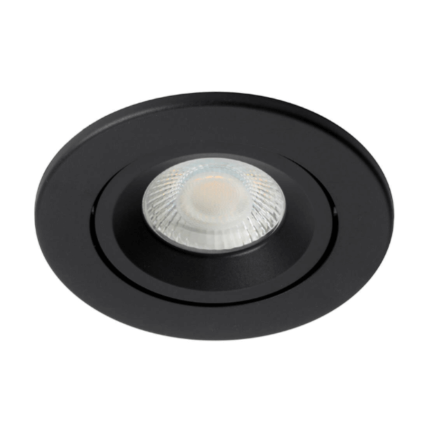 Red Arrow Stellar Smart Tilt LED Downlight - IP65, 40 Degree Beam Angle, 6W Black Bezel