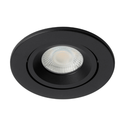Red Arrow Stellar Title Fire Rated LED Downlight - 3CCT, 40 Degree Angle, IP65, 6W Black Bezel