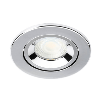 Red Arrow Stellar Title Fire Rated LED Downlight - 3CCT, 40 Degree Angle, IP65, 6W Chrome Bezel