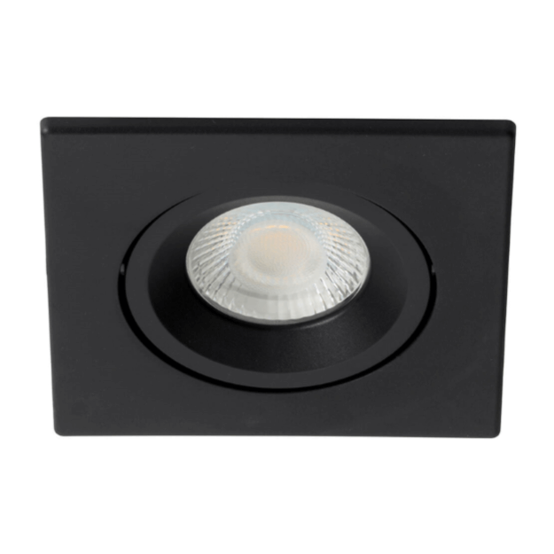 Red Arrow Stellar Title Fire Rated LED Downlight - 3CCT, 40 Degree Angle, IP65, 6W Black Square Attachment