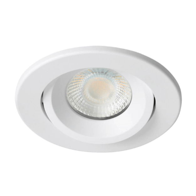 Red Arrow Stellar Title Fire Rated LED Downlight - 3CCT, 40 Degree Angle, IP65, 6W Tilted 