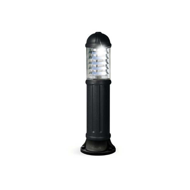Fumagalli SAURO 800 11W E27 Black Bollard Light