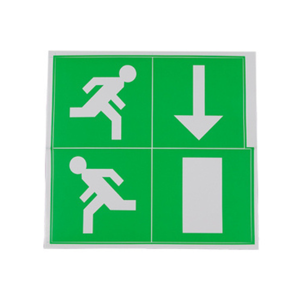 BLE NORFOLK 6w LED Emergency Bulkhead Self Adhesive Deluxe Legend Kit EL-194502