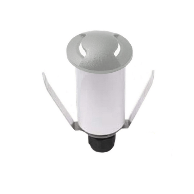 TERESA 50 2-Light Grey Recessed LED Decking/Soffit Lighting