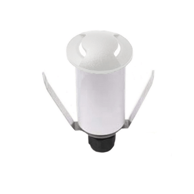 TERESA 50 2-Light White Recessed LED Decking/Soffit Lighting